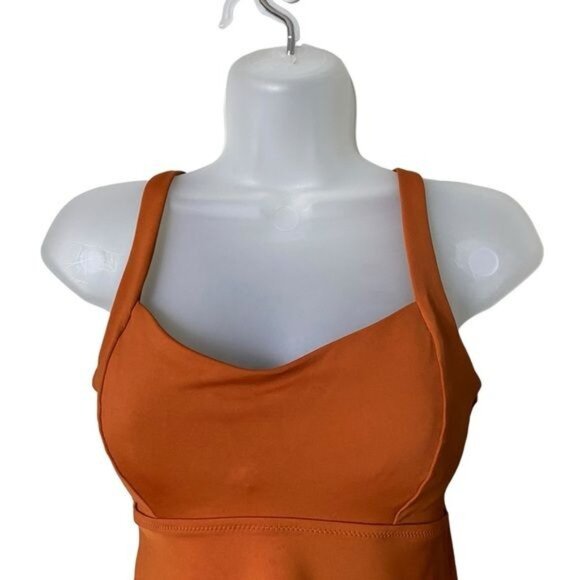 Athleta Entwined Bra Cup Tankini Swim Tank New UPF 50+ Palomino 32 B/C - Picture 5 of 12